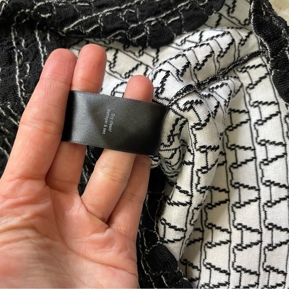 Rag & Bone Gwen Knit Black Mesh Dress - Picture 10 of 10